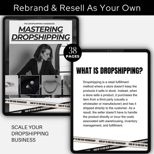 Ultimate Dropshipping guide | MRR PLR